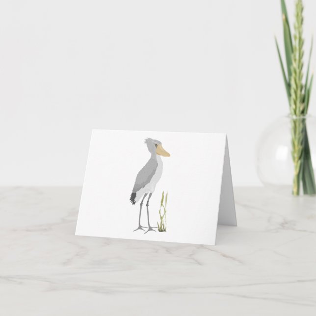 Cartão Shoebill Stork Greeting Card (Frente)