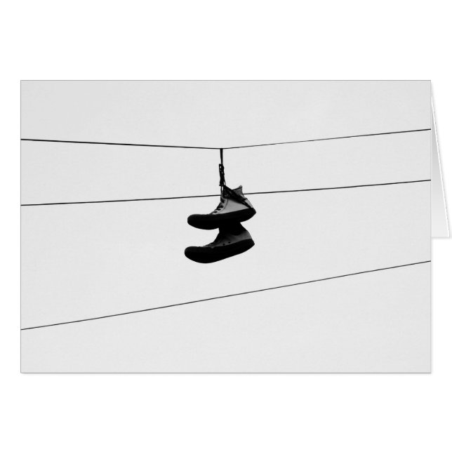 Cartão Shoefiti (Frente Horizontal)