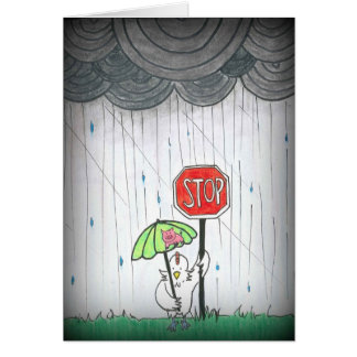 Cartão Shoo Shoo paradas