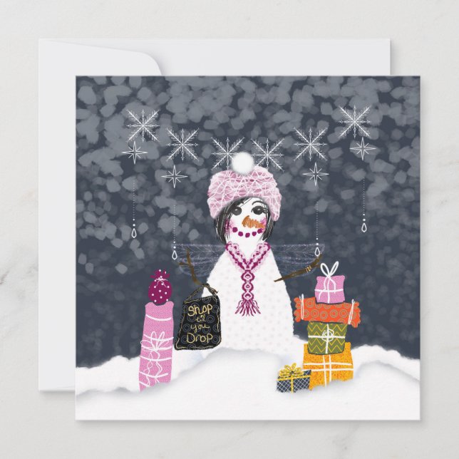 Cartão Shop N Drop Holiday Card (Frente)