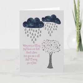 Cartão Show someone you care and are thinking of them.