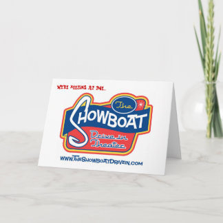 Cartão Showboat Drive in Greeting Card