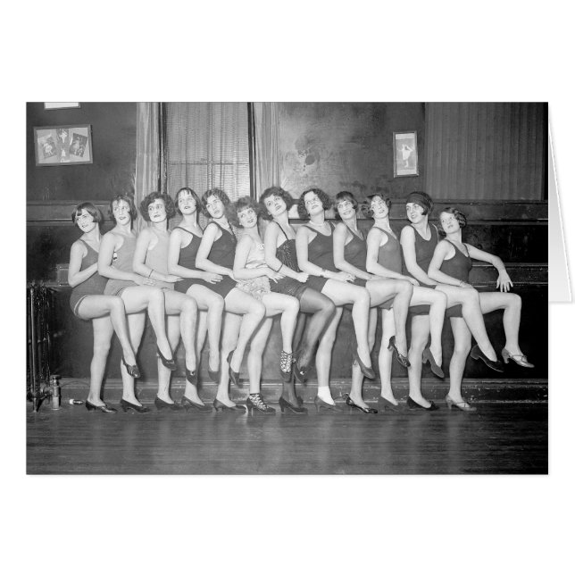 Cartão Showboys, 1924 (Frente Horizontal)