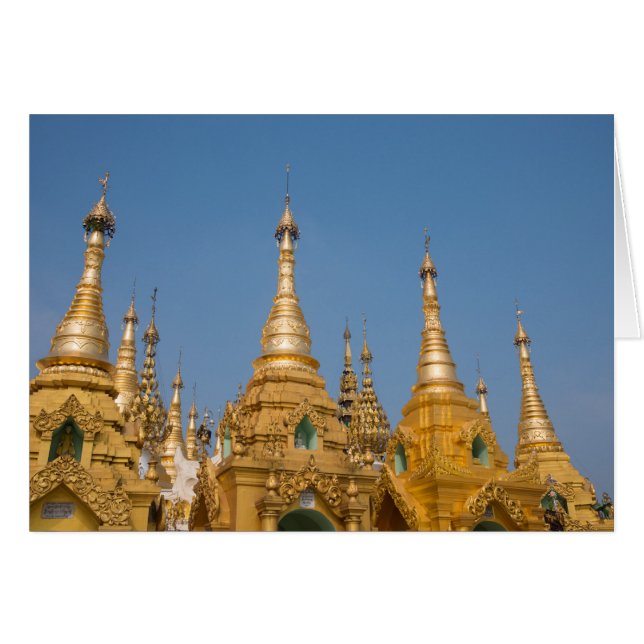 Cartão Shrines Budistas (Frente Horizontal)