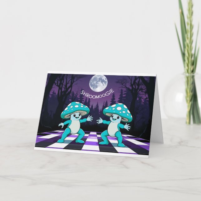 Cartão Shroom Boogie Tshirt (Frente)