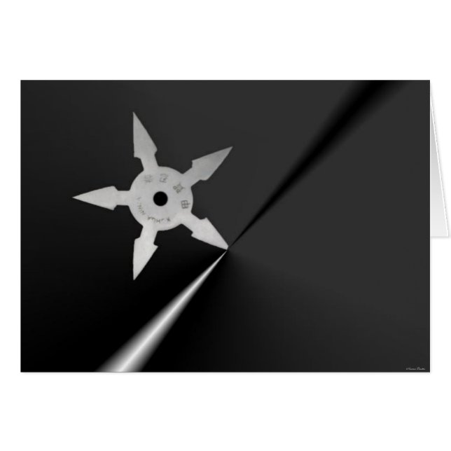 Cartão Shuriken (Frente Horizontal)