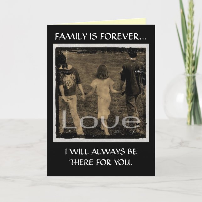 Cartão Sibling Love (Frente)