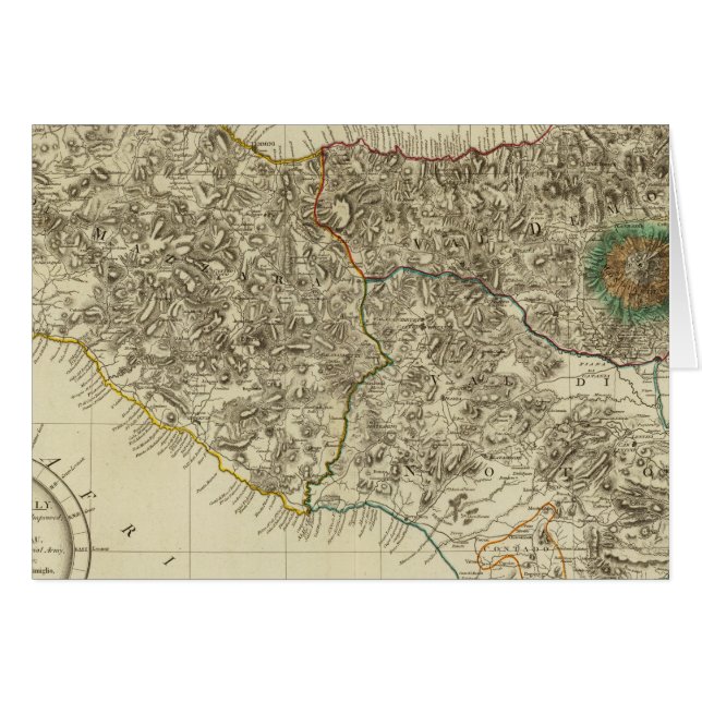 Cartão Sicília, Itália (Frente Horizontal)