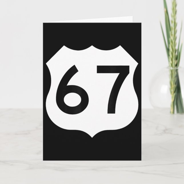 Cartão Sick Seven Meme Tee Six Seven  (Frente)