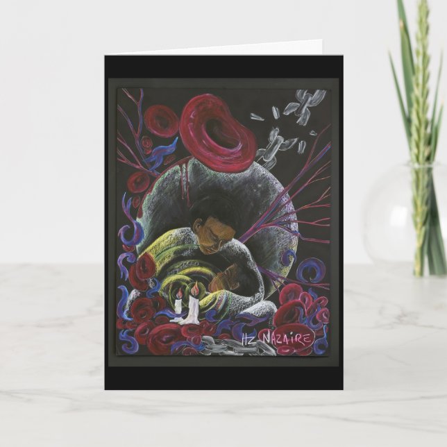 Cartão Sickle Cell Pain Awareness (Frente)