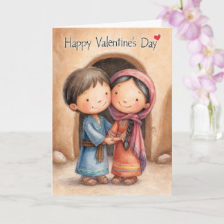 Cartão Side by Side Valentine Card