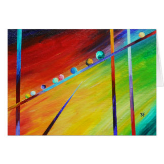 Cartão Siga-me - arte abstracta