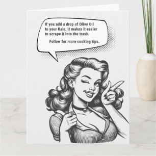 Cartão Siga para mais dicas sobre Cozinhar