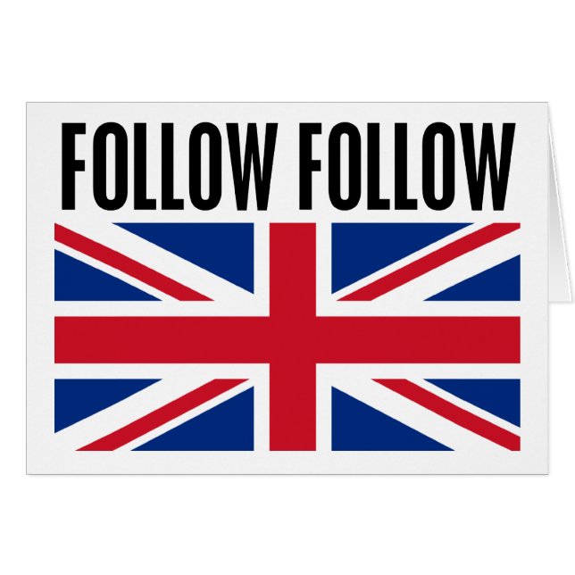 Cartão Siga seguem (Frente Horizontal)