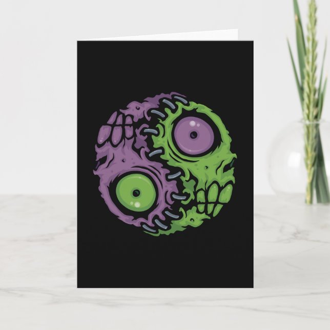 Cartão Sigla de Zombie Yin Yang (Frente)