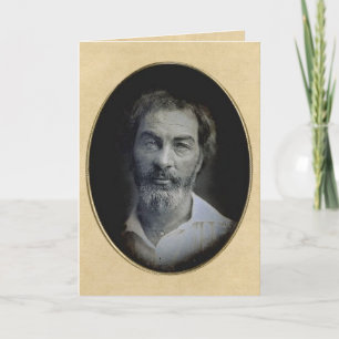 Cartão ❝Signed por citações do Name❞ Walt Whitman d