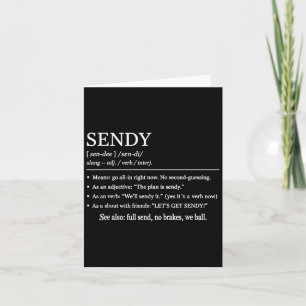 Cartão Significado Sendy Roupa Gíria Divertida Vamos Torc