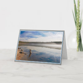 Cartão Silence: Walden Pond--communing with the soul.