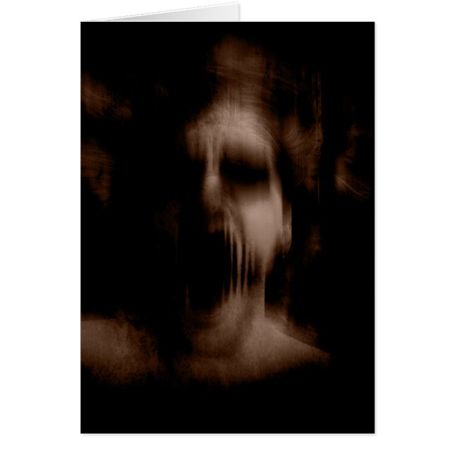 Cartão Silêncio em queda (Frente)