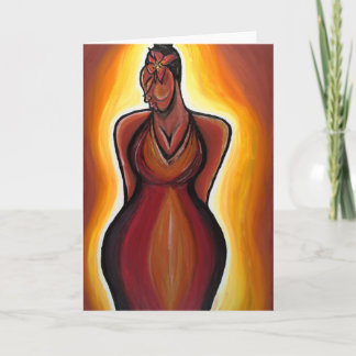 Cartão Silent Beauty Greeting Card