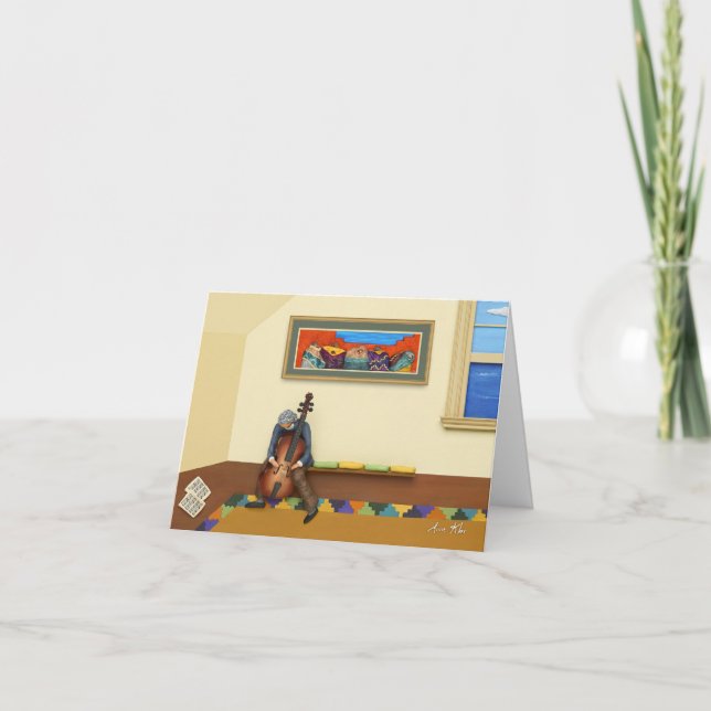 Cartão Silent Canvas (Frente)