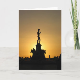 Cartão Silhouette de David