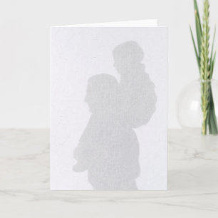 Cartão Silhouette Father's Day Card