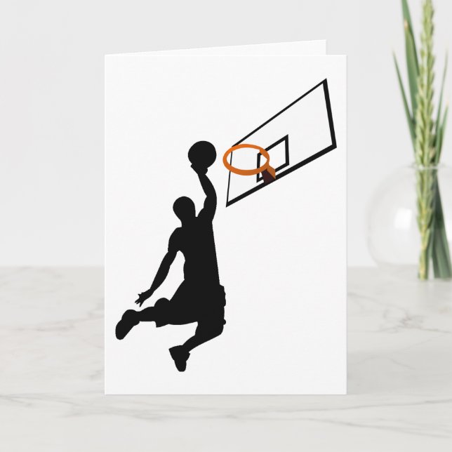 Cartão Silhouette Slam Dunk (Frente)
