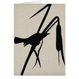 Cartão Silhueta Audubon II