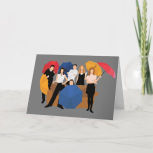 Cartão Silhuette de caracteres AMIGOS™