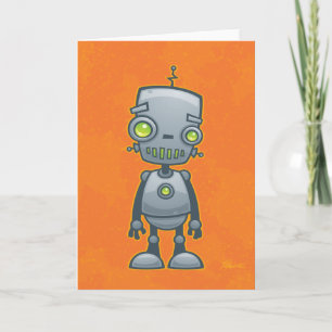 Cartão Silly Robot