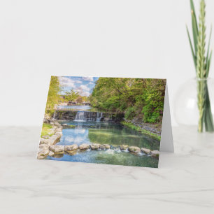 Cartão Siloam Primavera Sager Creek Waterfall Card