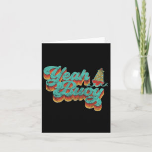 Cartão Sim, Buoy Vintage Retro 70s Summer Ocean Barco G