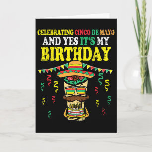 Cartão Sim É Meu Aniversário Cinco De Maio Aniversário Me