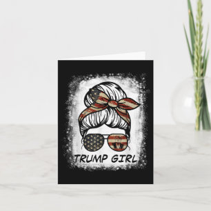 Cartão Sim, Eu Sou Uma Garota Idiota A Superar - Trump 20