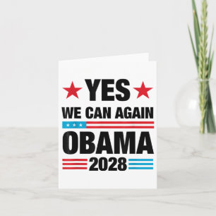 Cartão Sim, Podemos Novamente Obama 2028 Presidencial A 3