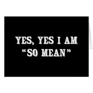 Cartão Sim, Sim, Sou "Tão Malvado"