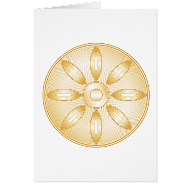 Cartão Símbolo budista (Frente)