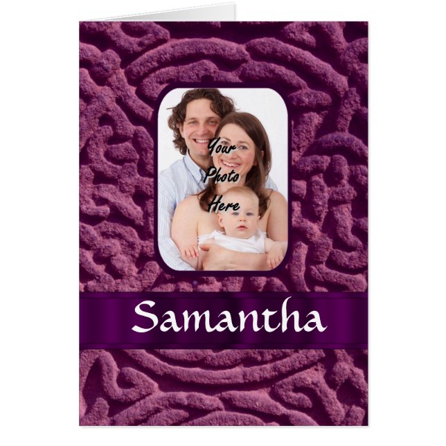 Cartão Símbolo Celta Roxo (Frente)