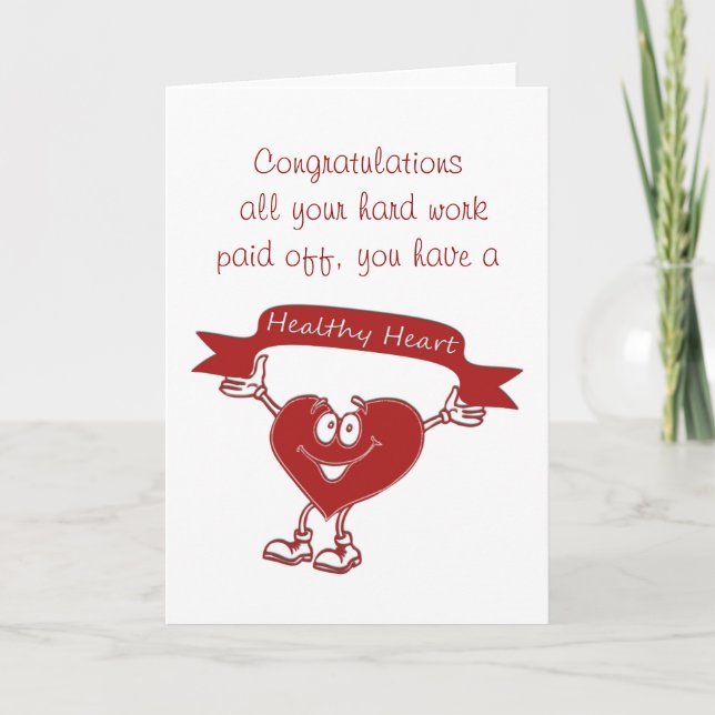 Cartão Símbolo de consciência cardiológica do coração sau (Frente)