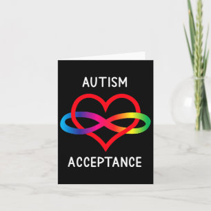 Cartão Símbolo de Infinidade de Aceitação Autism Pro para