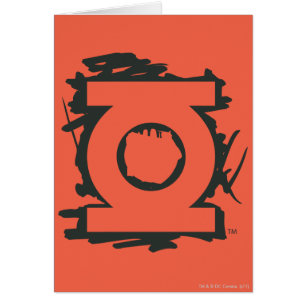 Cartão Símbolo de Marcador Lanterna Verde