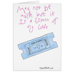 Cartão símbolo de meu amor