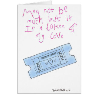 Cartão símbolo de meu amor