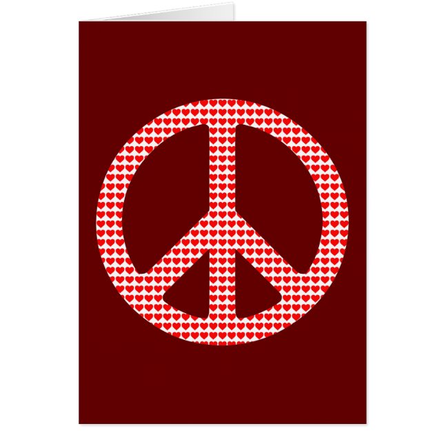 Cartão Símbolo de Paz (Frente)