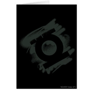 Cartão Símbolo de Spray Lanterna Verde