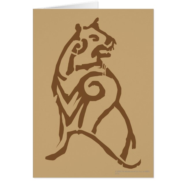 Cartão Símbolo de urso BEORN™ (Frente)