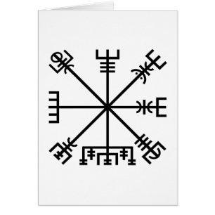 Cartão Símbolo de Vegvisir