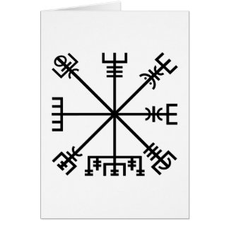 Cartão Símbolo de Vegvisir