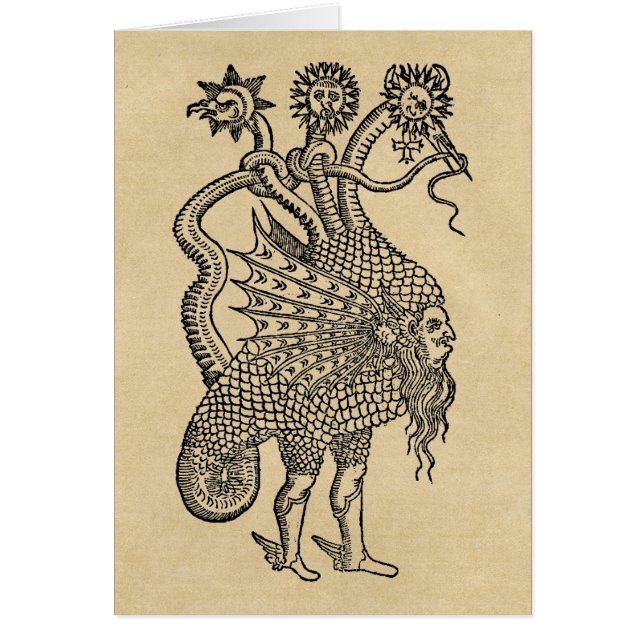 Cartão Símbolo do Dragão Alchemy (Frente)